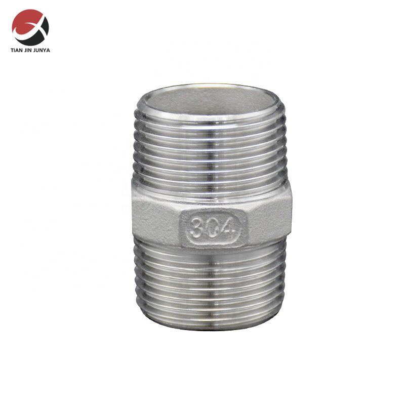 不(bu)鏽鋼六角(jiǎo)外絲接頭(tou)