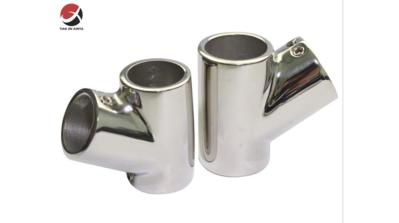  不(bú)鏽鋼60度(du)三通船(chuan)用五金(jīn)配件