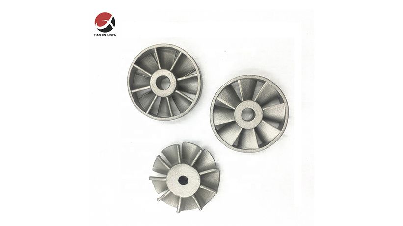 不鏽鋼(gang)鑄造定制件葉(yè)輪泵配件