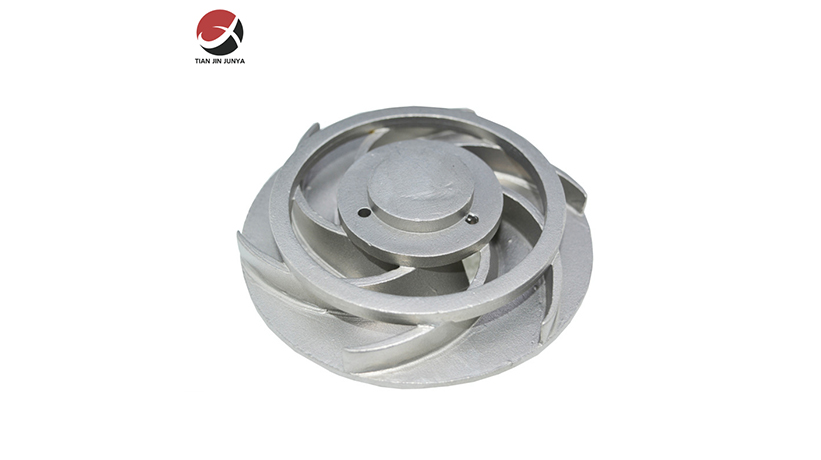 不鏽鋼(gang)鑄造來圖定制(zhi)泵配件葉輪
